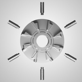 KRP Ultra Split - Acoplador de eje de transmisión divisible para Kawasaki Jet Ski Ultra 300/310