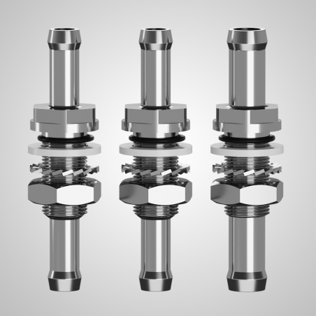 KRP Thru-Hull STX160 Set - Marine Grade 316 Stainless Steel Thru-Hull Set For Kawasaki STX160 Jet Ski