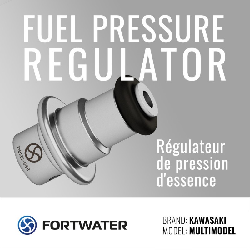 FORTWATER Régulateur de Pression d'Essence pour Kawasaki Jet Ski